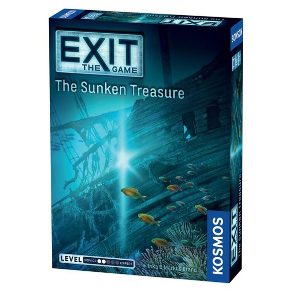 3/$28❤️new EXIT The Game: The Sunken Treasure KOSMOS 694050 Made in Germany - Picture 1 of 6